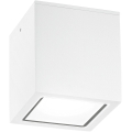 Ideal Lux - Ulkokohdevalaisin TECHO 1xGU10/20W/230V 15x15 cm IP54 valkoinen